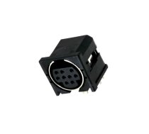 Socket; DIN mini; female; PIN: 9; THT; angled 90° | MDC-209