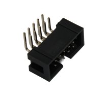 Socket; IDC; male; PIN: 10; angled 90°; THT; gold-plated; 2.54mm | ZL231-10KG  | DS1013-10RSIB
