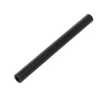 Spacer sleeve; cylindrical; polyamide; M2; L: 45mm; Øout: 4mm; black | DR181RDM2X45  | 181RDX45