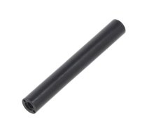 Spacer sleeve; cylindrical; polyamide; M3; L: 45mm; Øout: 6mm; black | DR185RDM3X45  | 185RDX45