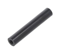 Spacer sleeve; cylindrical; polyamide; M4; L: 45mm; Øout: 8mm; black | DR187RDM4X45  | 187RDX45