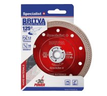 SPECIALIST+ dimanta disks BRITVA, 125 x 1.2 x 22 mm | 11/2-4125  | 4773005141257 | 82079010