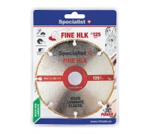 SPECIALIST+ griešanas disks FINE HLK, 125 mm | 57-320023  | 3475183200238 | 68042100