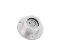 Spirit level; mounting flange, for bolting surface; H: 10mm | GN2277-ALN-25-K30A | GN 2277-ALN-25-K-30-A