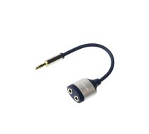 Splitter; Jack 3.5mm socket x2,Jack 3.5mm plug; 180mm; box | CA1100  | CA1100