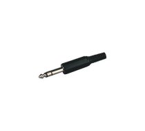 Spraudnis 6.3mm stereo plastmasas | AU/CX-6.3S-M-PL | AU/CX-6.3S-M-PL