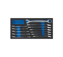 Condor Werkzeug Sprūdrata atslēgu komplekts ar slēdzi 8 19mm / 12 gab. / XCESS (C7360) | C7360