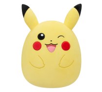 SQUISHMALLOWS Pokemon plīša rotaļlieta Winking Pikachu, 25 cm | SQPK103B  | 196566195400