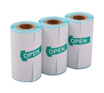 Sticker Paper for Thermal Label Printer, D30mm x 52mm, 3 rolls | HS083410  | 9990001083410