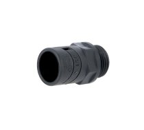 Straight terminal connector; Thread: PG,outside; polyamide; grey | HUMMEL-1511090014  | 1.511.0900.14