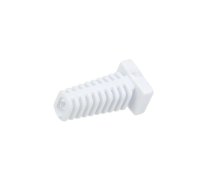 Strain relief; elastomer; white; Panel thick: max.2.2mm; L: 25mm | FIX-5.5X2.8X25-WH  | FIX-5.5X2.8X25-WH