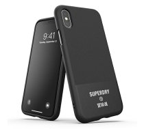 SuperDry Moulded Canvas iPhone X|Xs Case czarny|black 41544 | 41544  | 8718846079754 | 41544