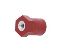 Support insulator; L: 35mm; Ø: 20mm; Uoper: 600V; UL94V-0; Body: red | MIB3506D20  | MIB3506D20