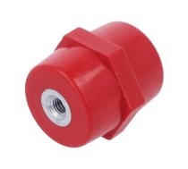 Support insulator; L: 50mm; Ø: 29mm; Uoper: 1.5kV; UL94V-0; Body: red | MIA5010H36  | MIA5010H36