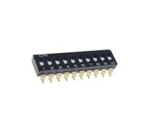 Switch: DIP-SWITCH; Poles number: 10; ON-OFF; 0.025A/24VDC; Pos: 2 | A6S-0101-H | A6S-0101-H