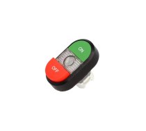 Switch: double; 22mm; Stabl.pos: 1; green-red; MLB-1; IP66; MPD | MPD14-11C  | 1SFA611143R1108