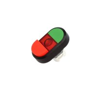 Switch: double; 22mm; Stabl.pos: 1; green-red; MLB-1; IP66; MPD | MPD12-11R  | 1SFA611141R1101