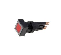 Switch: push-button; 16mm; Stabl.pos: 1; red; filament lamp; 24VDC | Q18LT-RT/WB  | Q18LT-RT/WB