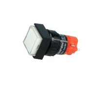 Switch: push-button; Pos: 2; SPDT; 3A/250VAC; 2A/24VDC; ON-(ON) | V16F-11-W  | LAS1F-11/W-IP40