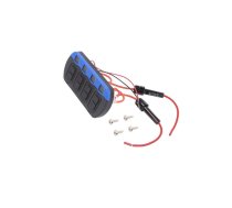 Switch: push-button; Pos: 2; SPST x4; 10A/24VDC; ON-OFF; IP66 | PR18-H4A-242A32AA | PR18-H4A-242A32AA