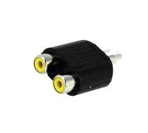 T adapter; RCA socket x2,RCA plug; mono | AC-016