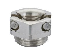 T-bolt clamp; nickel plated brass; Thread len: 6mm; Gland: M16 | HUMMEL-1143160050  | 1.143.1600.50