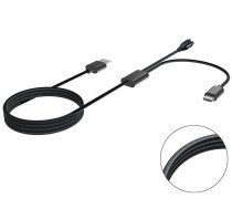 Tactical USB Charging and Data 2in1 Cable for Garmin Fenix 7 + USB-C (57983111856) | 57983111856  | 8596311196645 | 57983111856