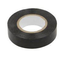 Tape: electrical insulating; W: 19mm; L: 20m; Thk: 0.13mm; black | 3760-19MM-20M/BK  | TAŚMA IZOLACYJNA CZARNA