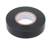 Tape: electrical insulating; W: 19mm; L: 20m; Thk: 0.18mm; black | HTAPE-FLEX-19/10  | 710-10601 HELATAPE FLEX 1000+