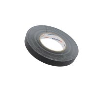 Tape: textile; W: 19mm; L: 50m; Thk: 0.31mm; black; 64N/cm; 10%; rubber | HTAPE-TEX-19X50BK  | 712-00504 HELATAPE TEX
