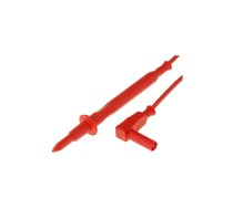 Test lead; 20A; probe tip,banana plug 4mm; with protection; red | PJ4419F4-100-R  | 4419-PHI4-IEC-100-RT