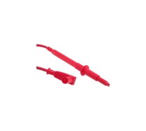 Test lead; 20A; probe tip,banana plug 4mm; with protection; red | PJ4412F4-100-R  | 4412-PHI4-IEC-100-RT