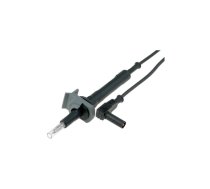 Test lead; 20A; probe tip x2,angular banana plug 4mm x2; black | PJ5949-120-B  | PJ5949-120-B