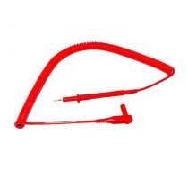 Test lead; 20A; probe tip x2,angular banana plug 4mm x2; red | BU-4062-C-24-2  | BU-4062-C-24-2