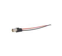 Test lead; BNC socket,free end; Urated: 500V; black,red | BU-P4969  | BU-P4969