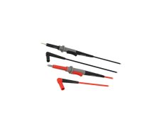Test leads; Inom: 10A; Len: 1m; red and black; Insulation: silicone | AX-TLS-007S  | AX-TLS-007S