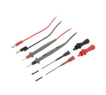 Test leads; probe tip,banana plug 4mm; 1.22m; black,red | POM-5325A  | 5325A