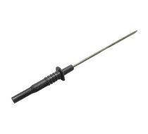 Test probe; 10A; 1kV; black; Tip diameter: 2mm; Overall len: 160mm | BU-26130-0  | BU-26130-0