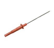 Test probe; 10A; 1kV; red; Tip diameter: 2mm; Overall len: 160mm | BU-26130-2  | BU-26130-2