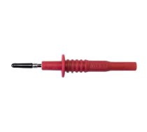 Test probe; 10A; 1kV; red; Tip diameter: 2mm; Overall len: 83mm | BU-26106-2  | BU-26106-2