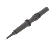 Test probe; 1A; 600V; black; Tip diameter: 0.75mm; Socket size: 2mm | POM-72923-0  | 72923-0