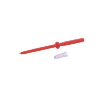 Test probe; 1A; red; Tip diameter: 2mm; Socket size: 2mm | SPP2-S-22  | 24.0239-22