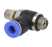 Throttle-check valve; -0.95÷15bar; nickel plated brass,PBT | 188.018-6  | 188.018-6