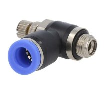 Throttle-check valve; -0.95÷15bar; nickel plated brass,PBT | 188.018-8  | 188.018-8