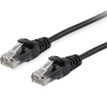 Tīkla kabelis Cat6 U/UTP 0.25m, melns, Equip | 625453 | 4015867172582