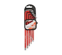YATO Torx Skrūvgriežu Komplekts (9gab.) T10-T50 (YT-0563) | YT-0563 | 5906083905636