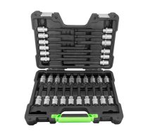 Torx uzgaļu komplekts 1/2" 32gab. T20 T70, JBM (52605J) | 52605J