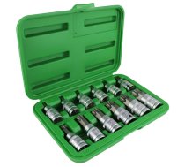 Torx uzgaļu kpmplekts 1/2" T20 T100, 12gab., JBM (51261J) | 51261J