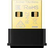 TP-Link Archer T3U Nano Bezvadu USB Adapteris | ARCHER T3U NANO | 6935364072667