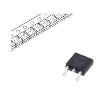 Transistor: N-MOSFET; unipolar; 100V; 43A; Idm: 215A; 2.9W; TO252 | DMT10H015SK3-13 | DMT10H015SK3-13